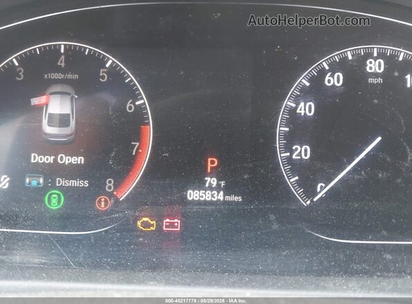 1HGCV1F37JA263721 2018 HONDA ACCORD Серебряный 