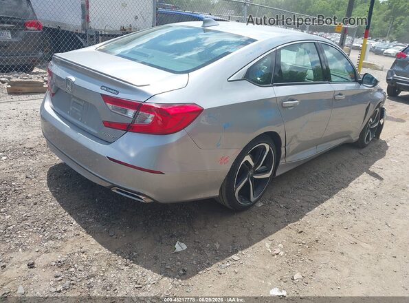 1HGCV1F37JA263721 2018 HONDA ACCORD Серебряный 