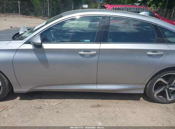 1HGCV1F37JA263721 2018 HONDA ACCORD Серебряный 