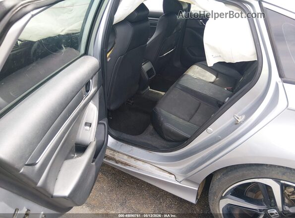 1HGCV1F37KA027121 2019 HONDA ACCORD Gray Vista de la etiqueta del VIN