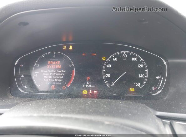 1HGCV1F37KA118132 2019 HONDA ACCORD Красный Вид задних сидений