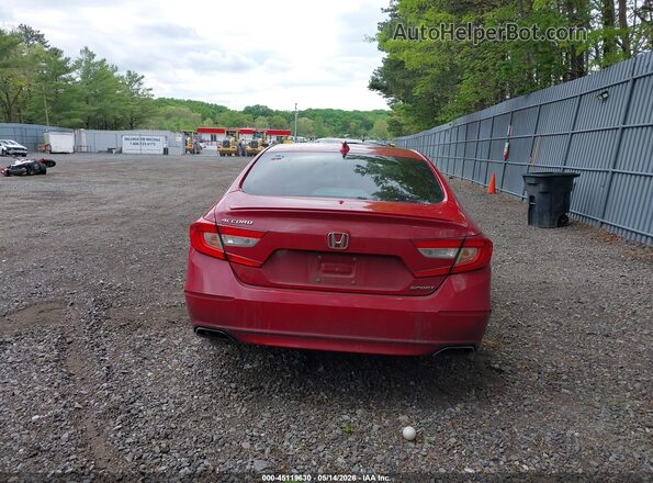 1HGCV1F37KA118132 2019 HONDA ACCORD Красный 