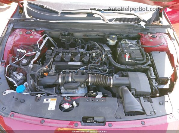 1HGCV1F37KA143970 2019 HONDA ACCORD Red 