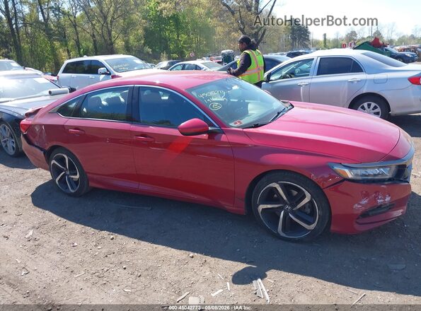 1HGCV1F37KA143970 2019 HONDA ACCORD Red 