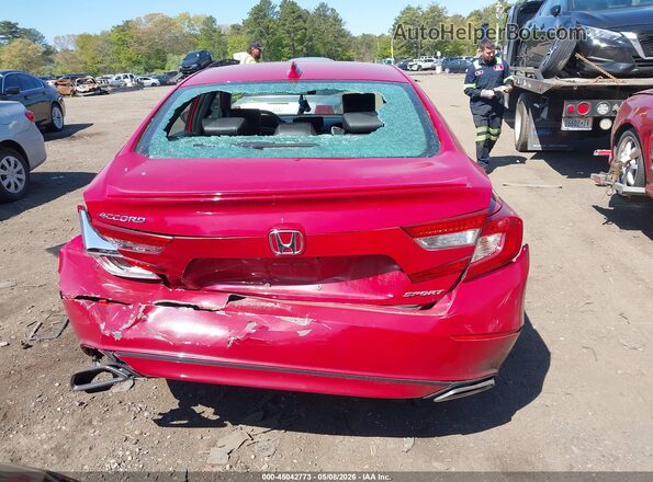 1HGCV1F37KA143970 2019 HONDA ACCORD Red 