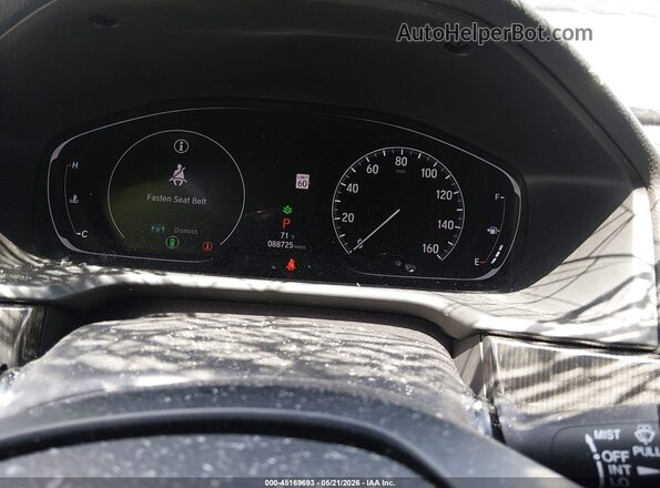1HGCV1F37KA177326 2019 HONDA ACCORD Черный Вид задних сидений