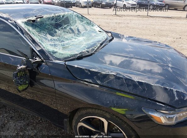1HGCV1F37KA177326 2019 HONDA ACCORD Черный 