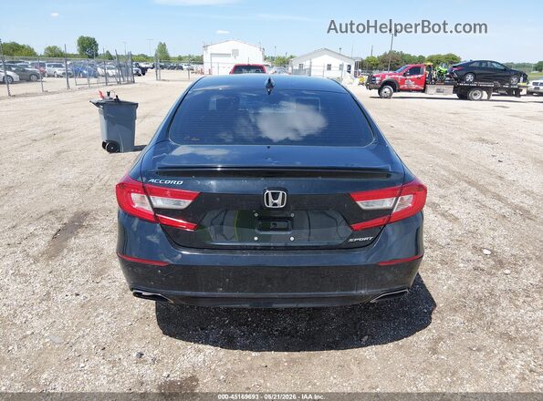 1HGCV1F37KA177326 2019 HONDA ACCORD Черный 