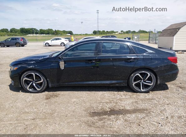 1HGCV1F37KA177326 2019 HONDA ACCORD Черный Панорамный вид салона 360°