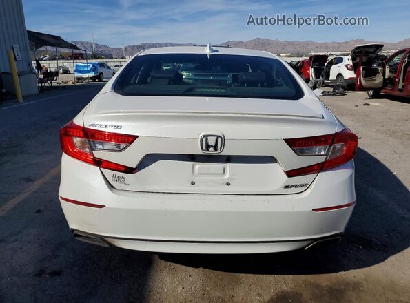 1HGCV1F37LA032465 2020 HONDA ACCORD Белый Вид сзади