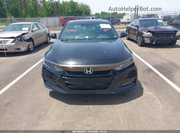 1HGCV1F37LA066566 2020 HONDA ACCORD Black Вид щитка приладів