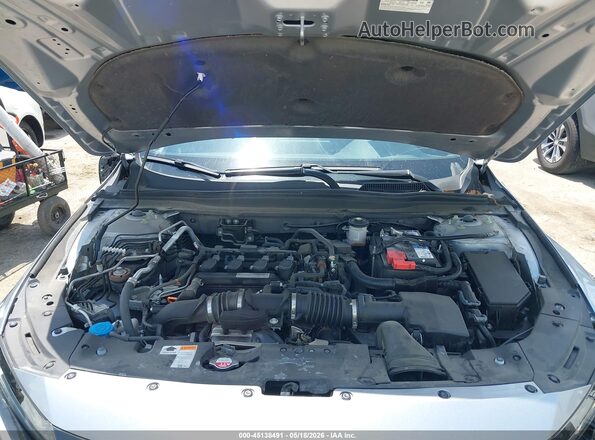 1HGCV1F37LA069046 2020 HONDA ACCORD Silver Rear view
