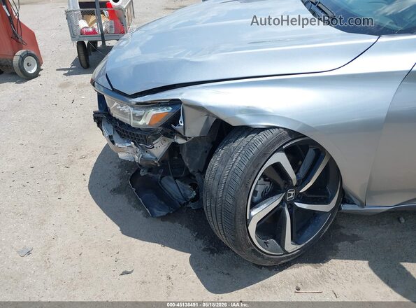 1HGCV1F37LA069046 2020 HONDA ACCORD Silver Front view