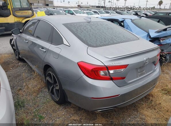 1HGCV1F37LA081813 2020 HONDA ACCORD Gray უკანა მარცხენა