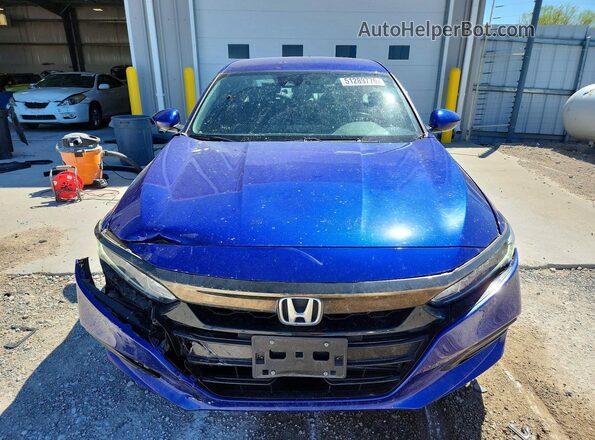 1HGCV1F37LA103731 2020 HONDA ACCORD Blue Front view