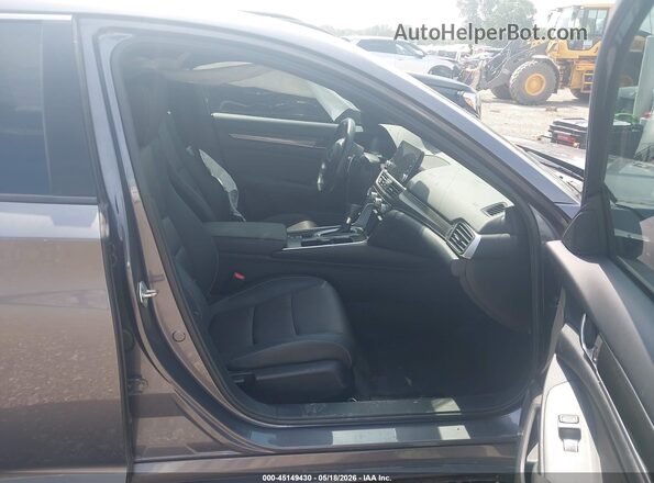 1HGCV1F37LA121632 2020 HONDA ACCORD Gray Widok wnętrza z przodu