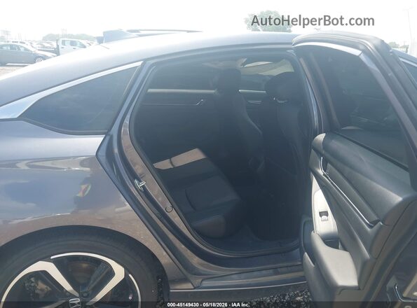 1HGCV1F37LA121632 2020 HONDA ACCORD Gray Widok naklejki z numerem VIN