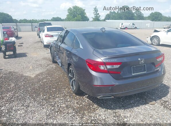 1HGCV1F37LA121632 2020 HONDA ACCORD Gray Tył lewy