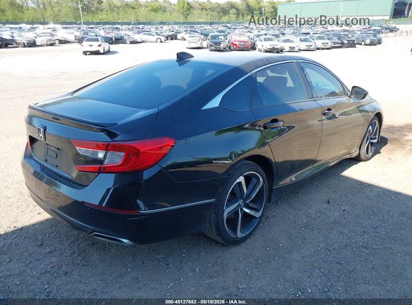 1HGCV1F37LA139628 2020 HONDA ACCORD Black Հետևի աջ