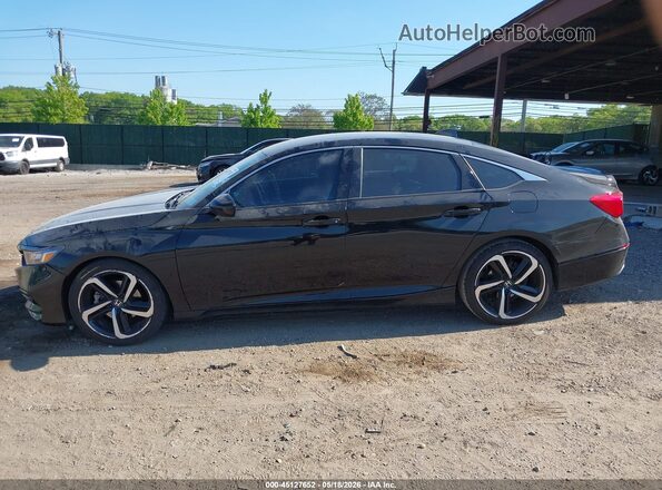 1HGCV1F37LA139628 2020 HONDA ACCORD Black Սալոնի 360 աստիճան տեսք