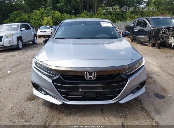 1HGCV1F37MA072353 2021 HONDA ACCORD Silver Սարքավորումների վահանակի տեսք