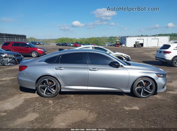 1HGCV1F37MA084793 2021 HONDA ACCORD Gray Vista del cuadro de instrumentos