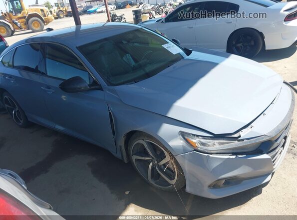 1HGCV1F37MA114004 2021 HONDA ACCORD Blue 