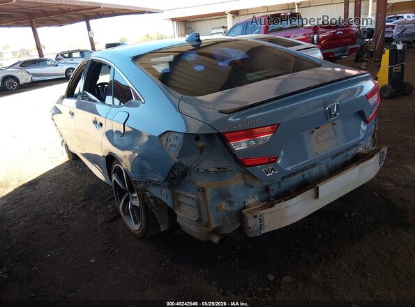 1HGCV1F37NA047759 2022 HONDA ACCORD Gray Tył lewy