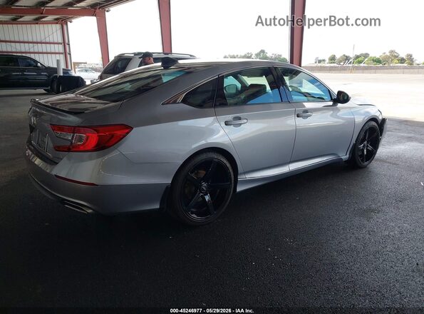 1HGCV1F37NA071074 2022 HONDA ACCORD Silver Tył prawy