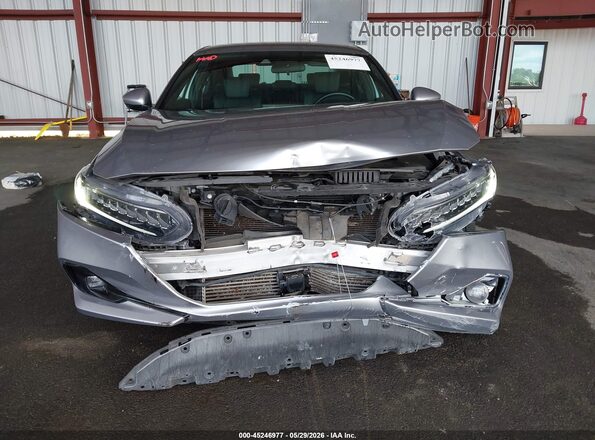 1HGCV1F37NA071074 2022 HONDA ACCORD Silver Widok z przodu
