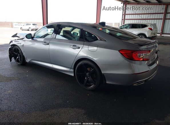 1HGCV1F37NA071074 2022 HONDA ACCORD Silver Tył lewy