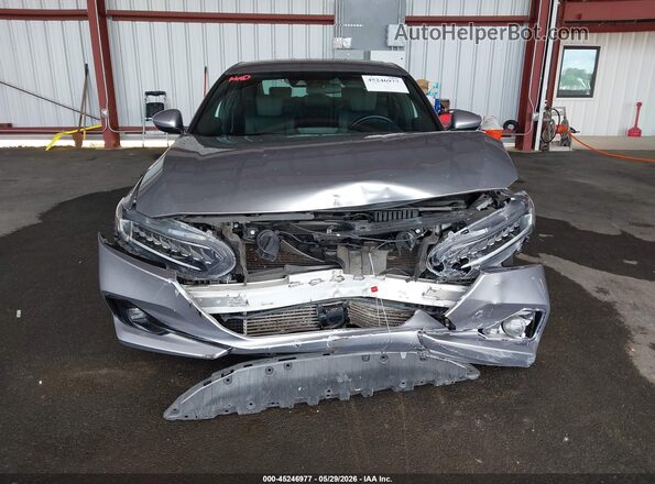 1HGCV1F37NA071074 2022 HONDA ACCORD Silver Widok wnętrza z tyłu
