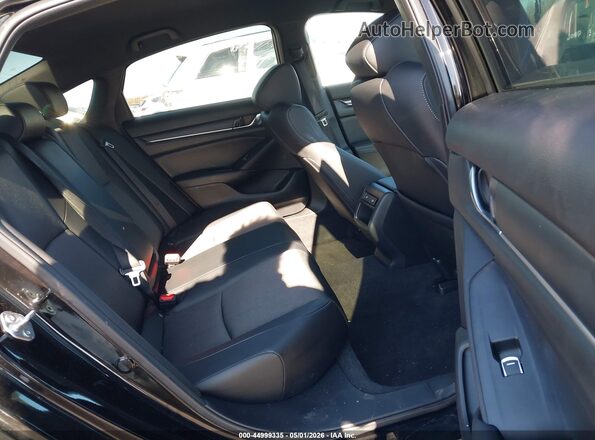 1HGCV1F37NA074444 2022 HONDA ACCORD Black Вид наклейки з VIN-кодом