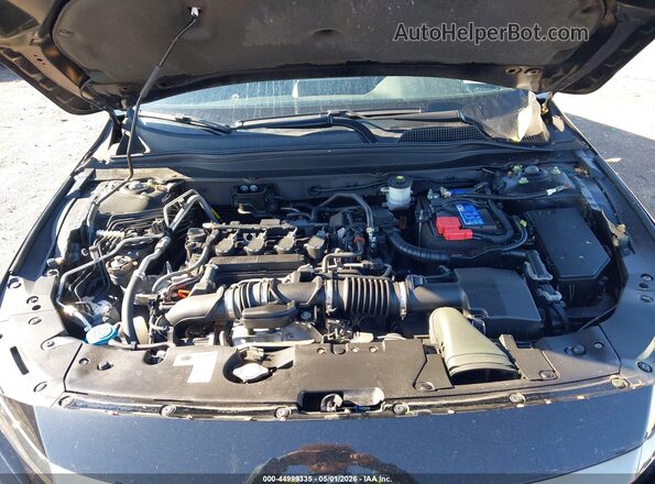 1HGCV1F37NA074444 2022 HONDA ACCORD Black Вид ззаду