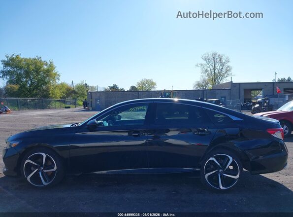 1HGCV1F37NA074444 2022 HONDA ACCORD Black Панорамний вид салону 360°