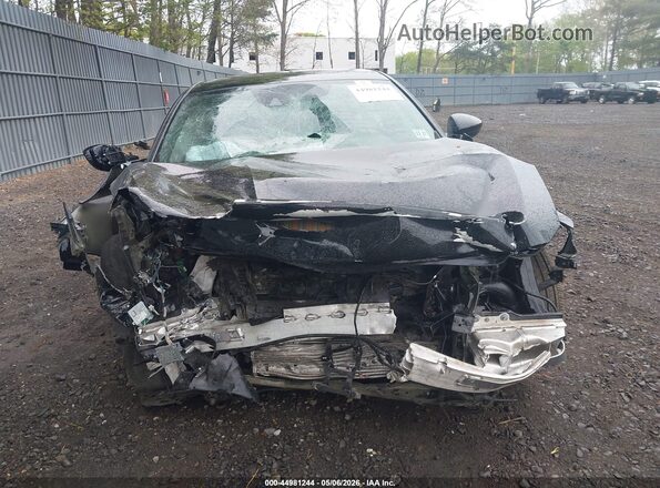 1HGCV1F37NA098789 2022 HONDA ACCORD Black Widok z przodu