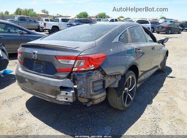 1HGCV1F38KA036569 2019 HONDA ACCORD Gray Rear right
