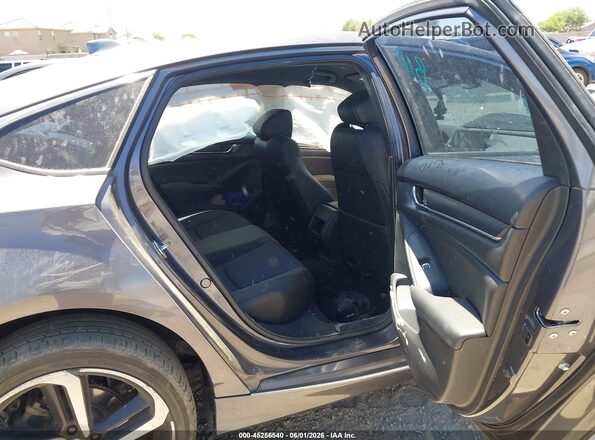 1HGCV1F38KA036569 2019 HONDA ACCORD Gray VIN sticker view