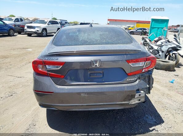 1HGCV1F38KA036569 2019 HONDA ACCORD Gray 