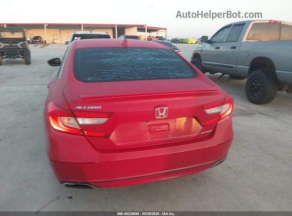 1HGCV1F38KA062993 2019 HONDA ACCORD Red 