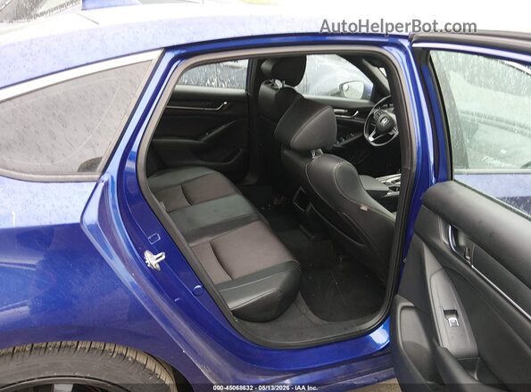 1HGCV1F38KA099803 2019 HONDA ACCORD Blue VIN sticker view