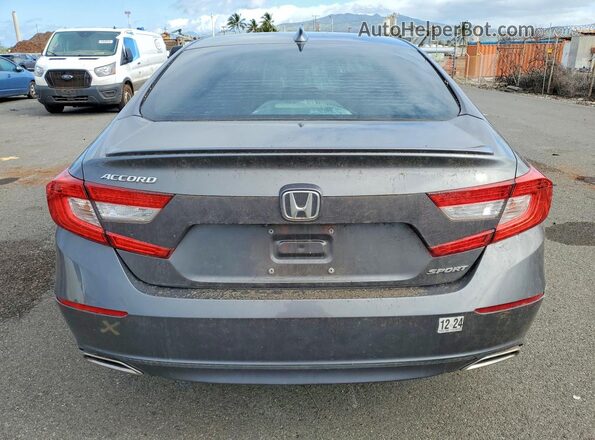 1HGCV1F38KA135697 2019 HONDA ACCORD Charcoal 