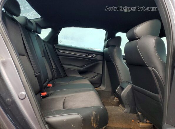 1HGCV1F38KA135697 2019 HONDA ACCORD Charcoal 