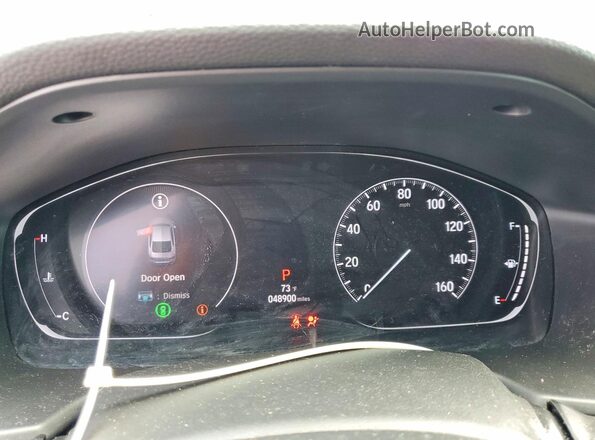 1HGCV1F38KA135697 2019 HONDA ACCORD Charcoal 