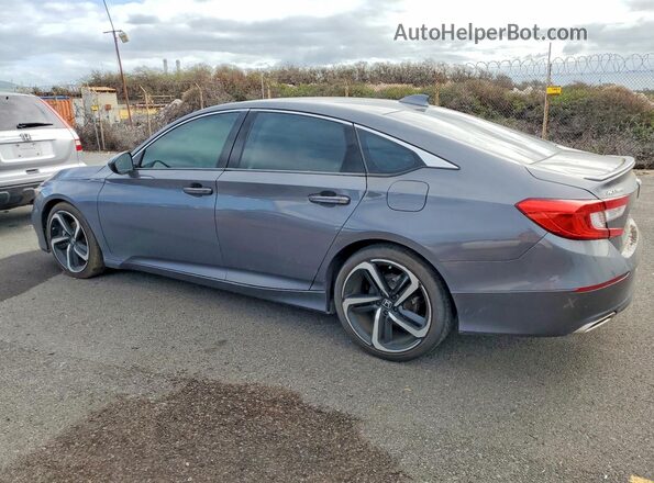 1HGCV1F38KA135697 2019 HONDA ACCORD Charcoal 