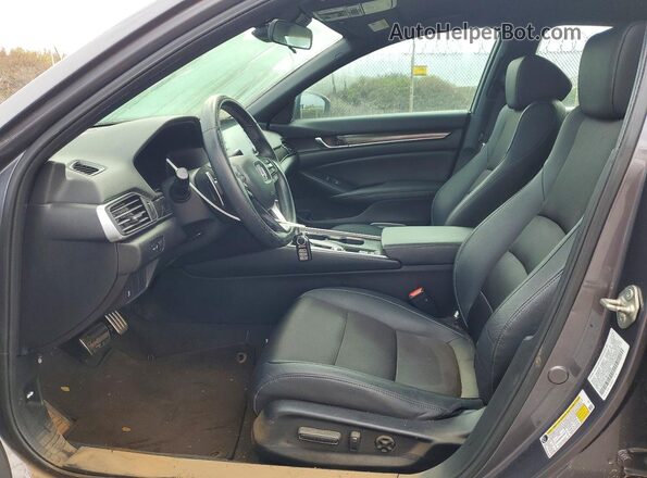 1HGCV1F38KA135697 2019 HONDA ACCORD Charcoal 