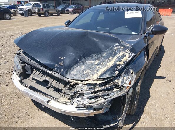 1HGCV1F38KA158770 2019 HONDA ACCORD Black Вид спереду