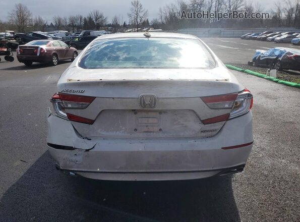 1HGCV1F38LA062610 2020 HONDA ACCORD Белый Вид сзади