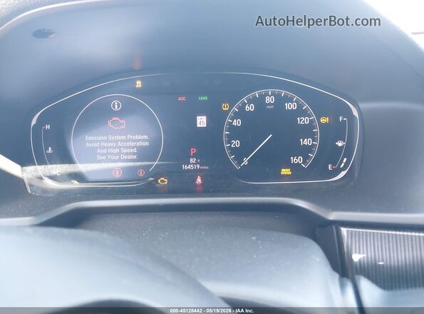 1HGCV1F38LA147236 2020 HONDA ACCORD Silver Vista de los asientos traseros