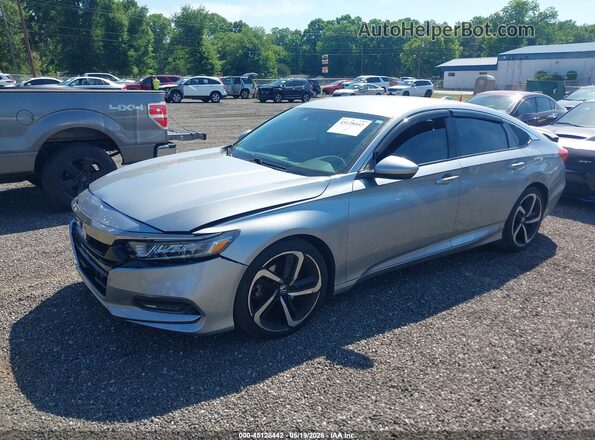 1HGCV1F38LA147236 2020 HONDA ACCORD Silver Vista tres cuartos delantera izquierda